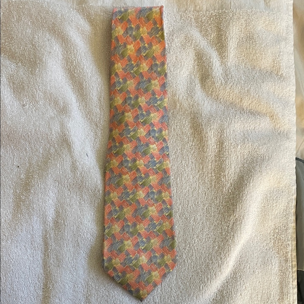 Cocktail Colors Multicolor Woven Men's Tie